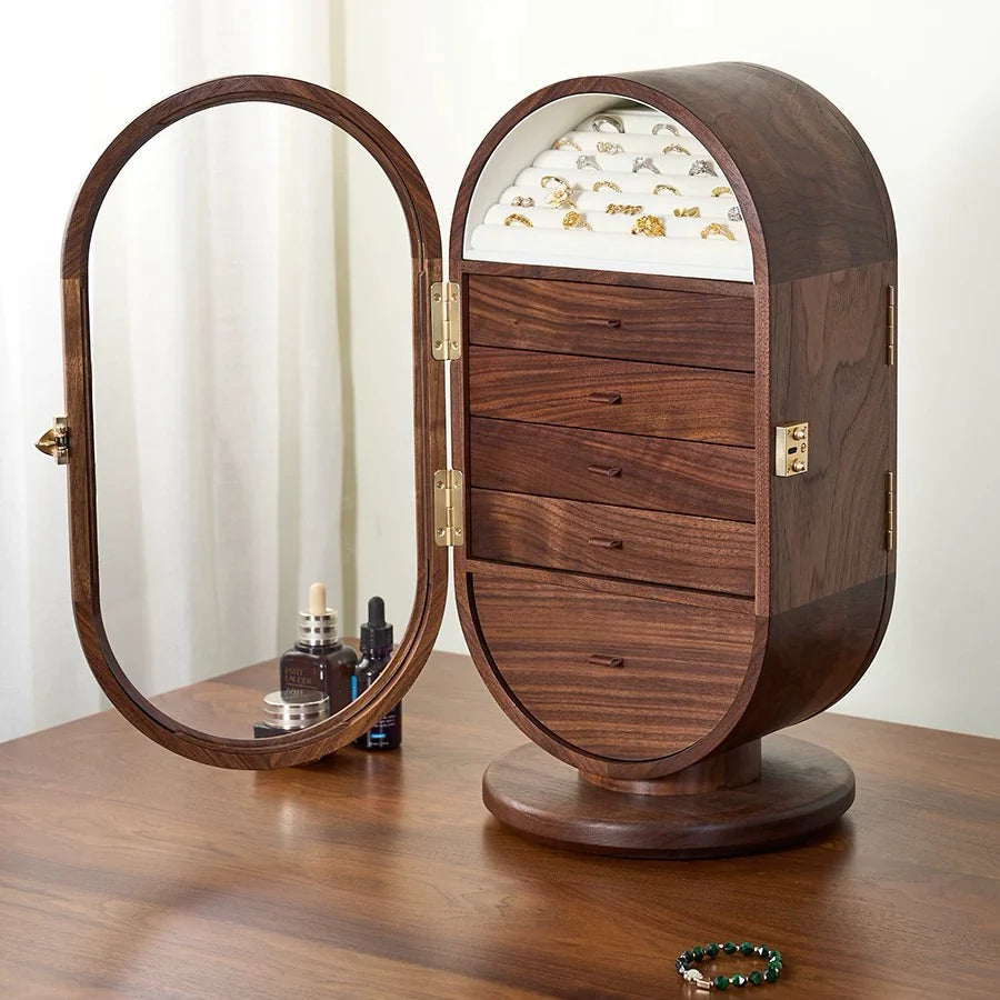 Sollene™ 360° Rotating Jewelry Cabinet