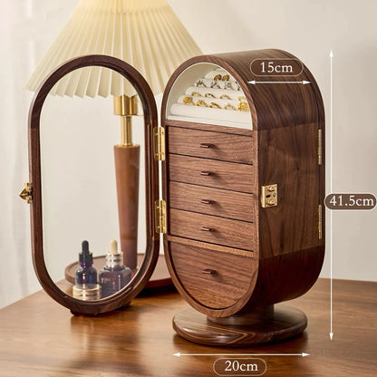 Sollene™ 360° Rotating Jewelry Cabinet