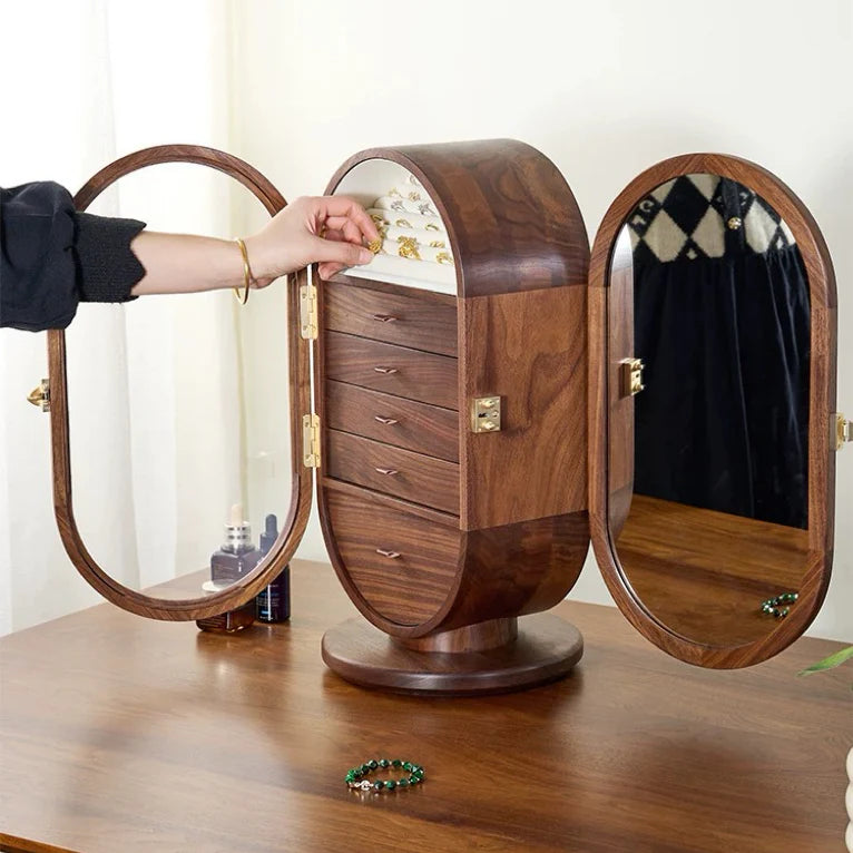 Sollene™ 360° Rotating Jewelry Cabinet